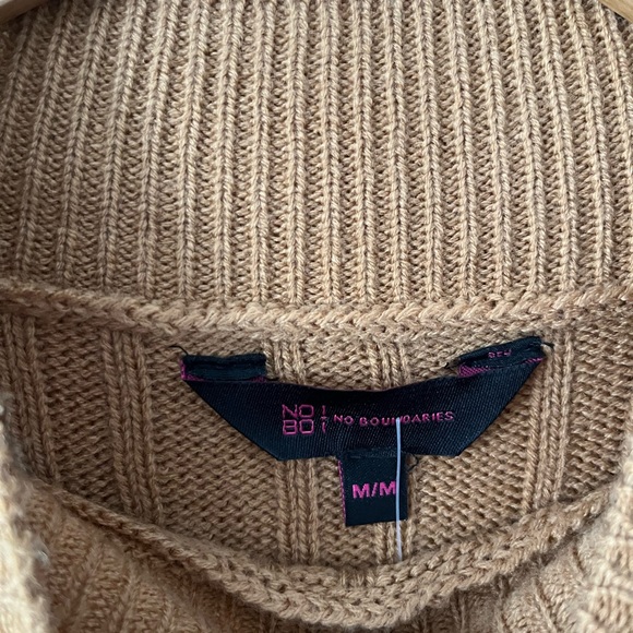 Camel color sweater dress - Picture 4 of 5